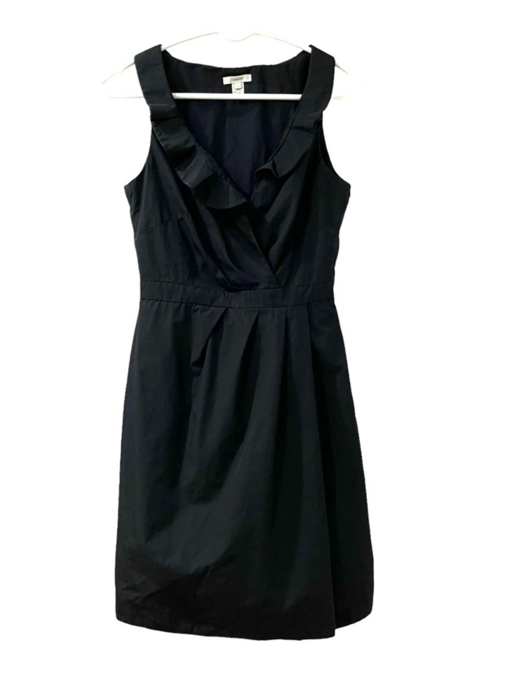 J. Crew Black Blakely Sleeveless Ruffle Dress - Size 2